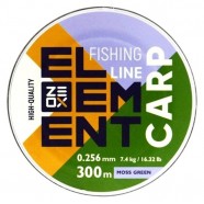 Лісочка для лову риби, ZEOX Element Carp Moss Green, 300м, перетин 0,256мм